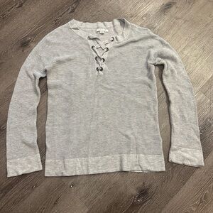 American eagle waffle Knit sweater